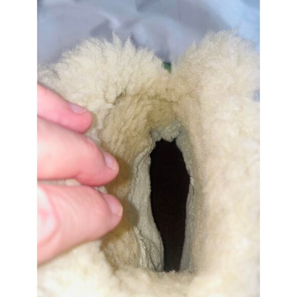 Bag Ladies of Sequim WA Toastie Boot Slippers - Women's Sz 5-6 - Recycled Wool‎ - Picture 9 of 11